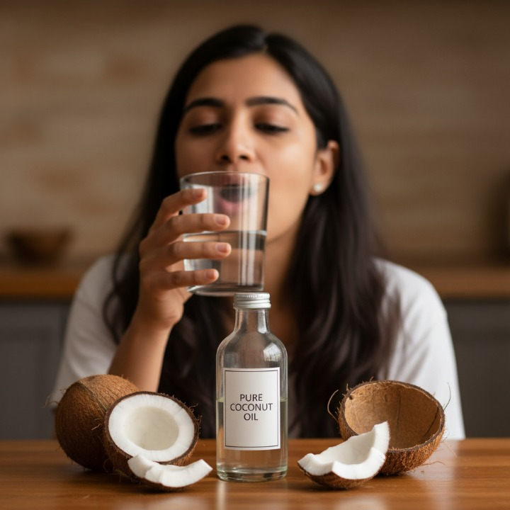 Oil Pulling | Coconut Oil Pulling