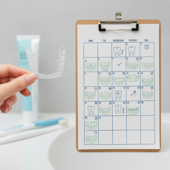 Invisalign Journey | Week-by-week Calender